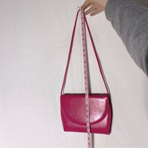 Vintage Pink Purse Clutch Cross Body Bag Shoulder Bag Handbag - Picture 14 of 14
